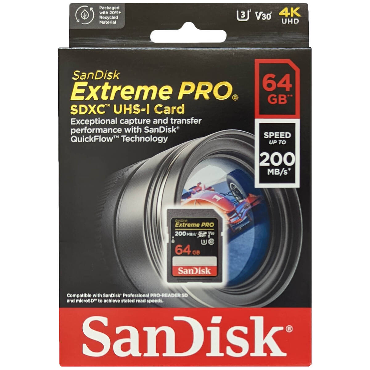 SanDisk Extreme PRO SDSDXXU-064G-GN4IN （64GB） SDカードの商品画像