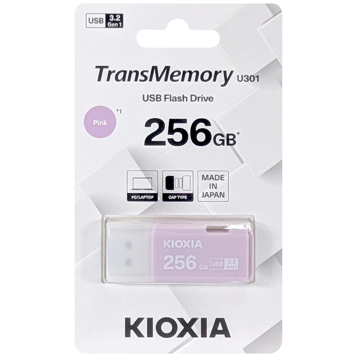 TransMemory U301 LU301B256GG4 （256GB ピンク 海外パッケージ品） × 1個の商品画像
