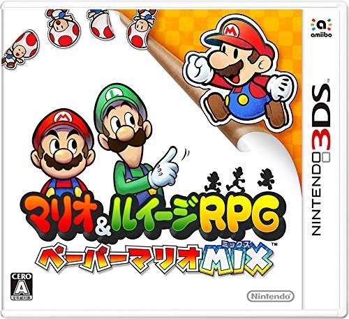 3DS】任天堂 マリオ＆ルイージRPG ペーパーマリオMIX 3DS用ソフト