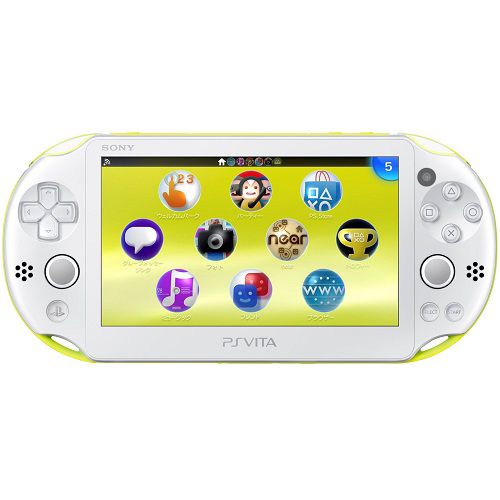 PlayStation Vita （PCH-2000シリーズ） Wi-Fiモデル ライムグリーン/ホワイト PCH-2000ZA13の商品画像