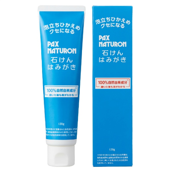 太陽油脂 パックスナチュロン 石けんはみがき 120g×3本 PAX NATURON 歯磨き粉の商品画像