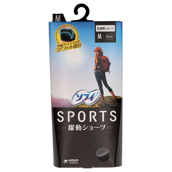 ソフィ SPORTS 躍動ショーツ ブラック M（ヒップサイズ87～95cm）×1点の商品画像