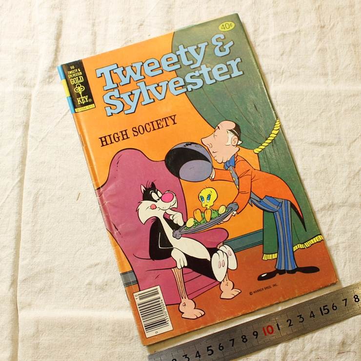 tui- чай комикс 70s TWEETY and SYLVESTER comics No.98 OCTOBER 1979 год American Comics порог двери Bester wa-na-