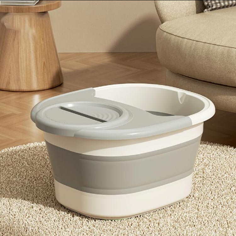  складной foot spa ведро пара . ведро пара горячая вода ведро крышка имеется теплоизоляция ножная ванна складной compact углублять большая вместимость мытье . температура .. легкий место хранения удобный собственный 