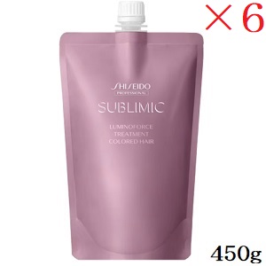 SHISEIDO PROFESSIONAL SUBLIMIC ルミノフォース トリートメント レフィル 450g×6 SUBLIMIC トリートメント、ヘアパックの商品画像