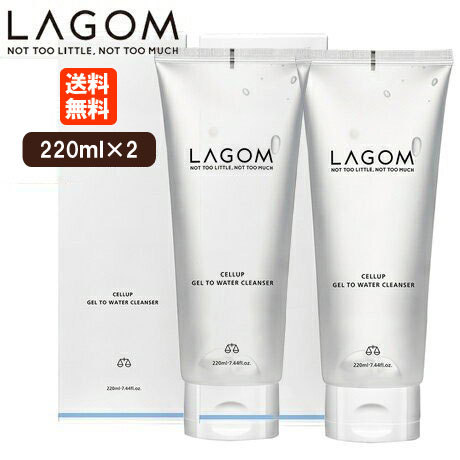 LAGOMla rubber gel tu water cleanser 220mL 2 pcs set morning for . face domestic regular goods 