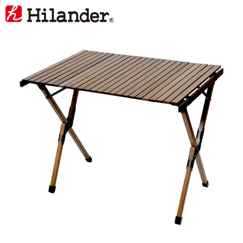 Hilander(ハイランダー) ウッドロールトップテーブル 120