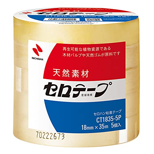 ニチバン セロテープ 18mm×35m CT1835-5P 1パック（5巻入）の商品画像