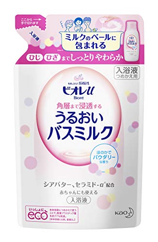 ビオレu 角層まで浸透する うるおいバスミルク ほのかでパウダリーな香り Kao ビオレu 角層まで浸透する うるおいバスミルク ほのかでパウダリー