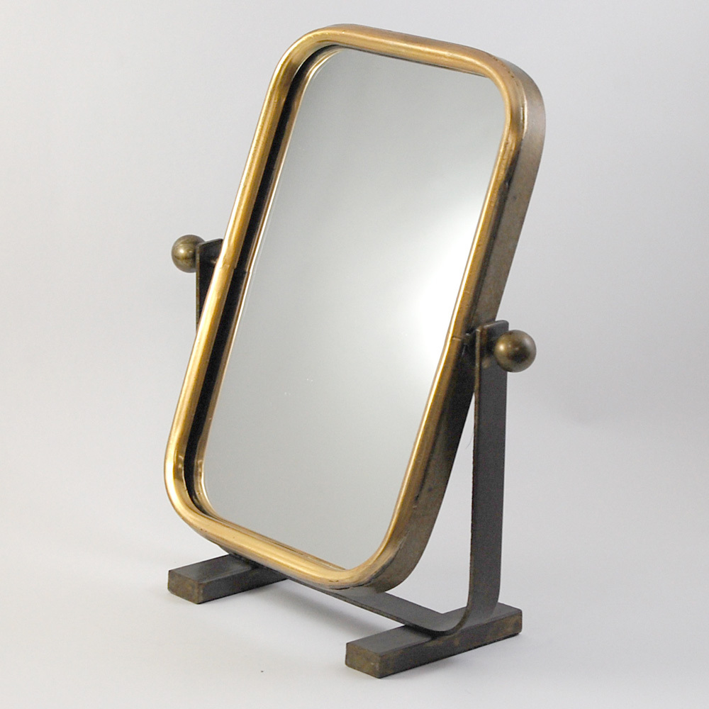 高さ377×幅320×奥行127mm_長方形タイプ ダルトン (Dulton) 鏡 テーブル トップ ミラー 高さ377×幅320×奥行127mm 長方形タイプ TABLE TOP MIRROR RECTANGLE H1の商品画像