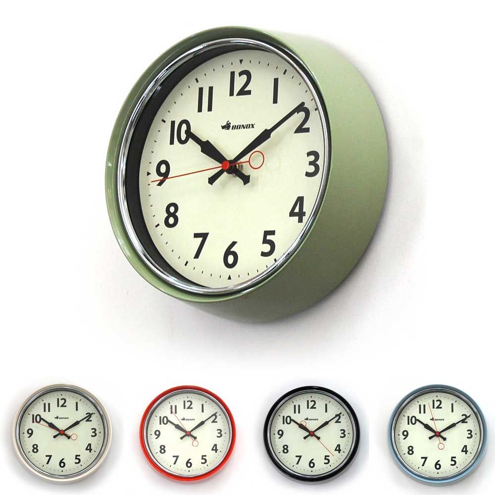 ウォールクロック S426-207BK（ブラック）