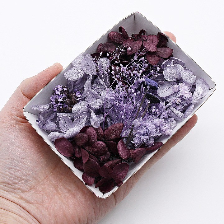  amethyst purple material for flower arrangement set 1 case handicrafts craft herbarium aroma wax bar botanikaru sachet preserved flower purple . flower Chris Pam 