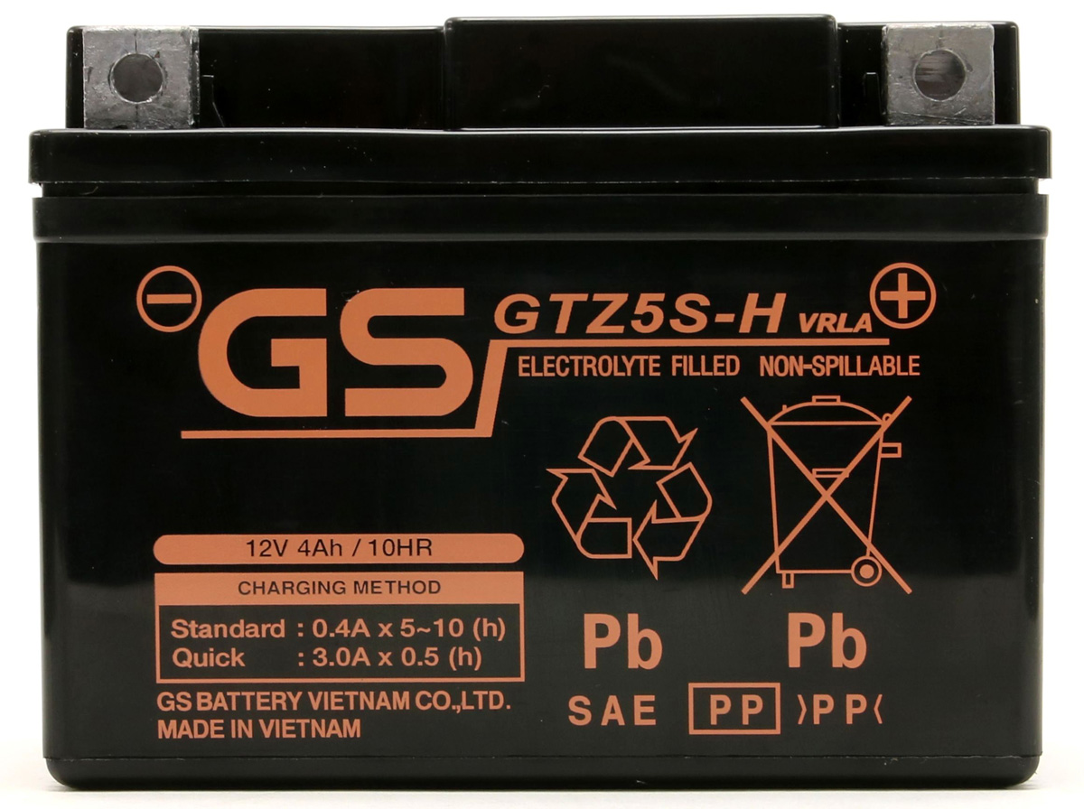  Vietnam GS GTZ5S-H fluid entering charge ending GS YUASA GTZ5S YTZ5S GTZ4V YTZ4V interchangeable 