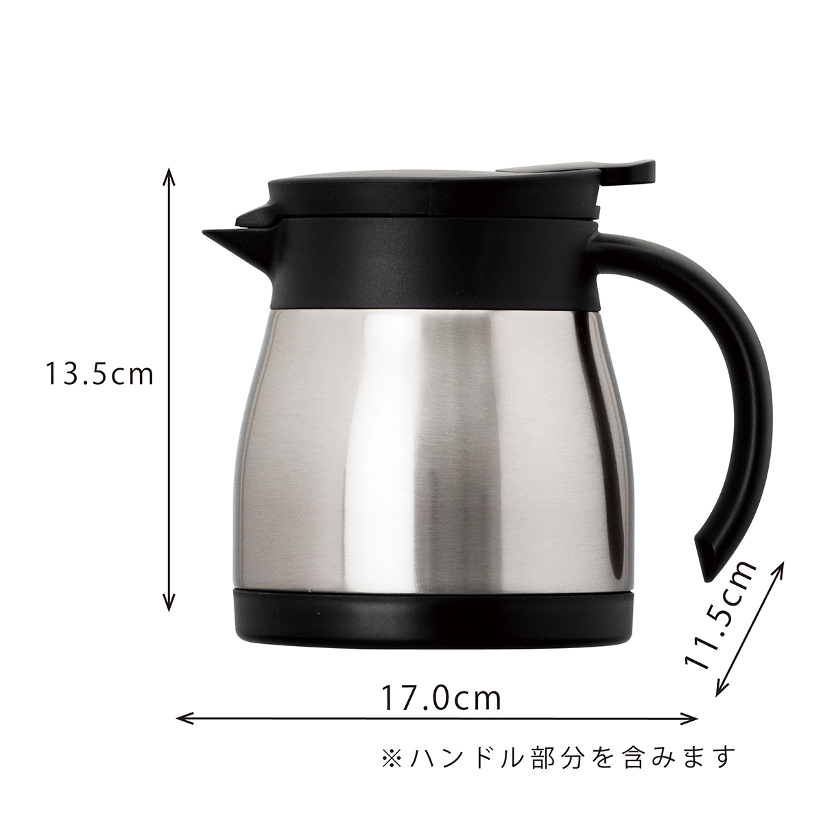  coffee server desk pot 600ml heat insulation keep cool vacuum insulation stainless steel thermos bottle direct drip Cafe link ACS-602SV