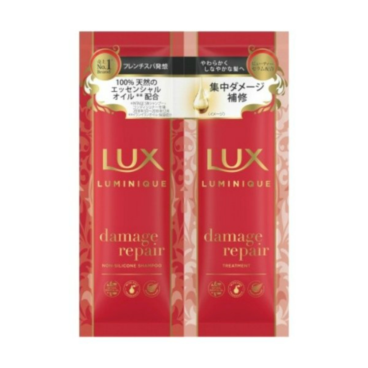 LUX LUX ルミニーク ダメージリペア サシェセット（10g＋10g）×1個 ラックス ルミニーク レディースヘアシャンプーの商品画像