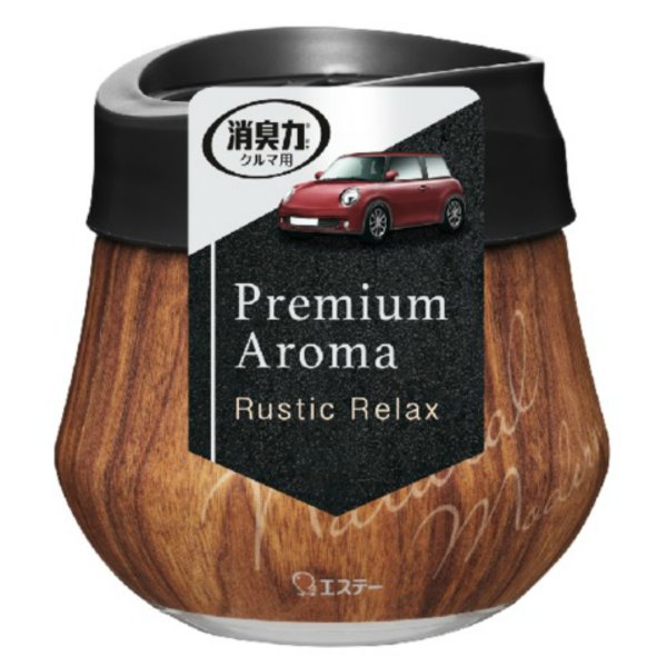 エステー エステー クルマの消臭力 Premium Aroma ゲルタイプ ラスティックリラックス 90g × 10個 消臭力 クルマの消臭力 自動車用　消臭、芳香剤の商品画像