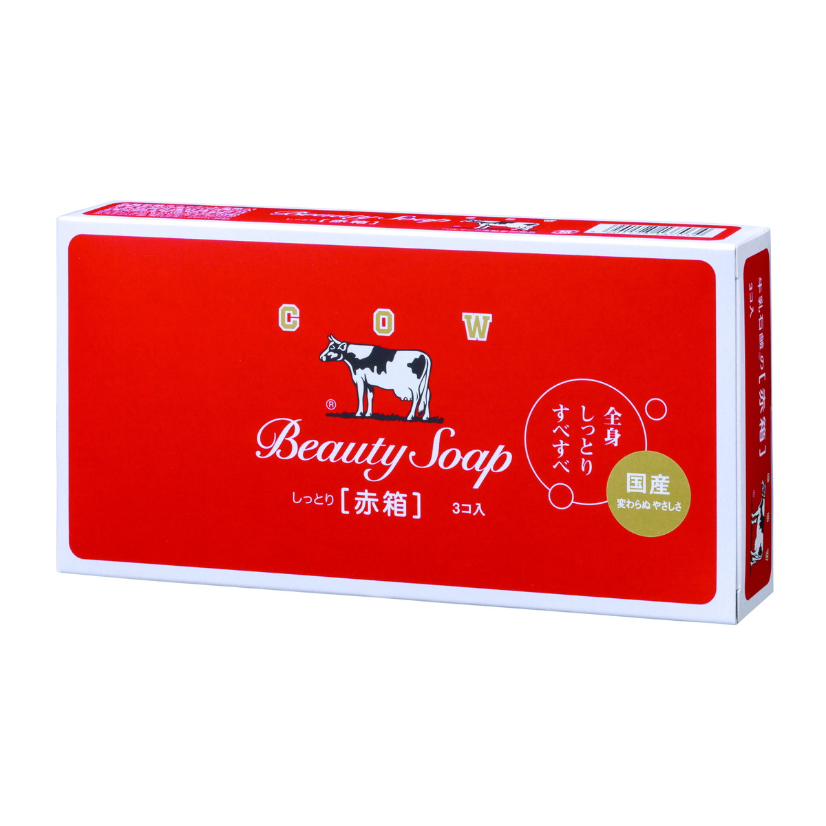 牛乳石鹸 カウブランド 赤箱 レギュラーサイズ 90g 3個入×10 カウブランド バスソープ、石鹸の商品画像