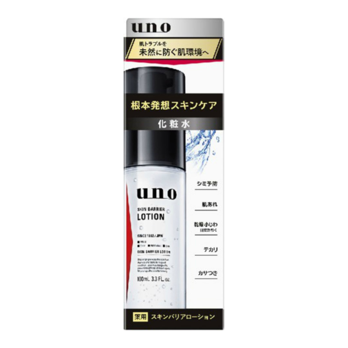uno（ヘアケア） ウーノ スキンバリアローション 100ml×36 男性用化粧品化粧水の商品画像