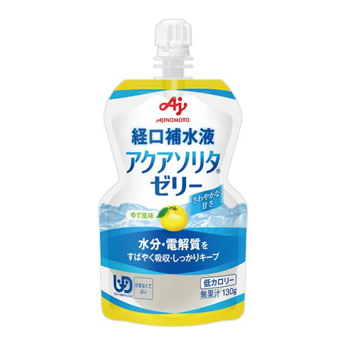 AJINOMOTO 味の素 アクアソリタ 経口補水液 ゼリーYZ ゆず風味 130g×10個 アクアソリタ 経口補水液の商品画像