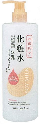熊野油脂 四季折々 豆乳イソフラボン化粧水 500ml×1 スキンケア