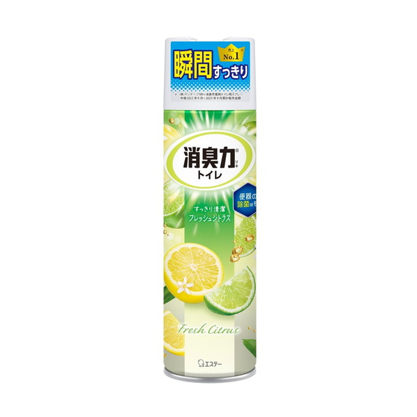 エステー 消臭力 トイレ用 スプレー フレッシュシトラス 365mL×1個の商品画像