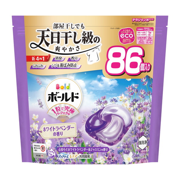 P&G ボールド ジェルボール 4D [つめかえ用] ホワイトラベンダー