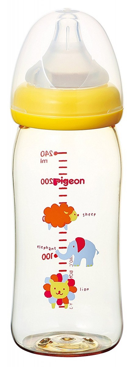Pigeon 母乳実感 哺乳びん プラスチック製 240ml （アニマル） 哺乳瓶の商品画像