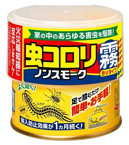 アース製薬 虫コロリアース ノンスモーク霧タイプ 9～12畳用 100ml×1個の商品画像