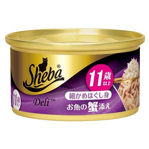 MARS（ペット用品、食品） シーバ デリ 11歳以上 細かめほぐし身 お魚の蟹添え 85g×1缶 シーバ シーバ デリ 猫缶、ウエットフードの商品画像