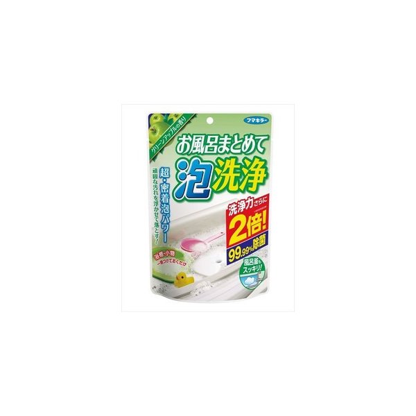 フマキラー お風呂まとめて泡洗浄 グリーンアップルの香り 230g×10個 浴室洗剤の商品画像