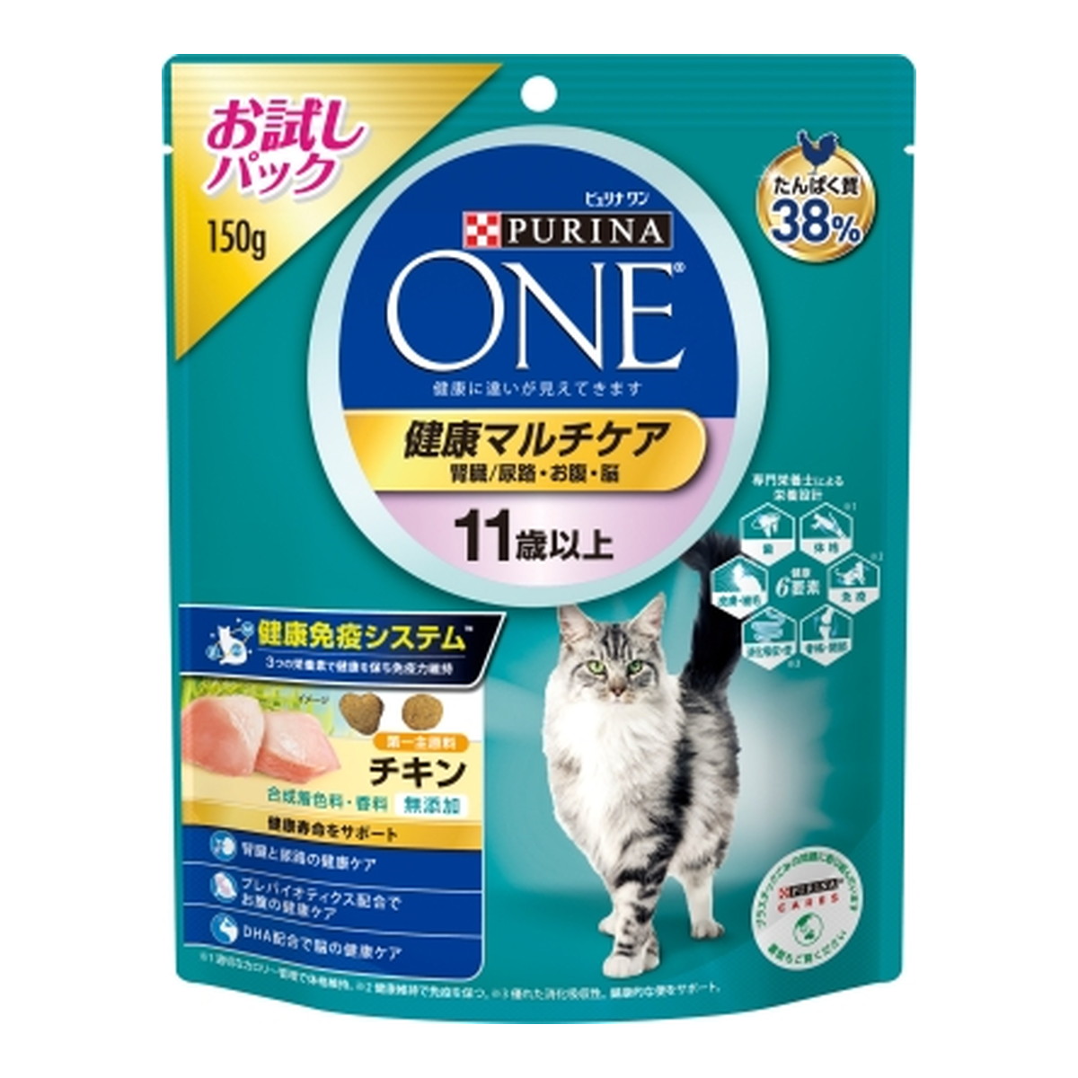 ピュリナワン 11歳以上 健康マルチケア チキン 150g×12個