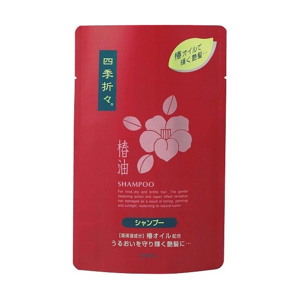 熊野油脂 熊野油脂 四季折々 椿油シャンプー 詰替 450ml×1個 四季折々