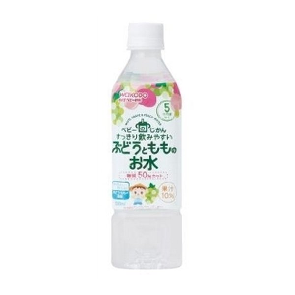和光堂 和光堂 ベビーのじかん ぶどうともものお水 ペットボトル 500ml×24本 ベビーのじかん ベビー飲料の商品画像