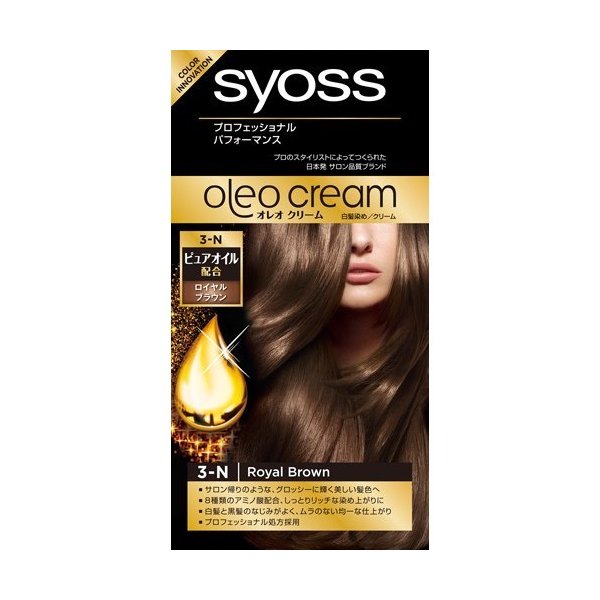 ヘンケル サイオス オレオクリーム 3-N ロイヤルブラウン×36個 サイオス レディース白髪染めの商品画像