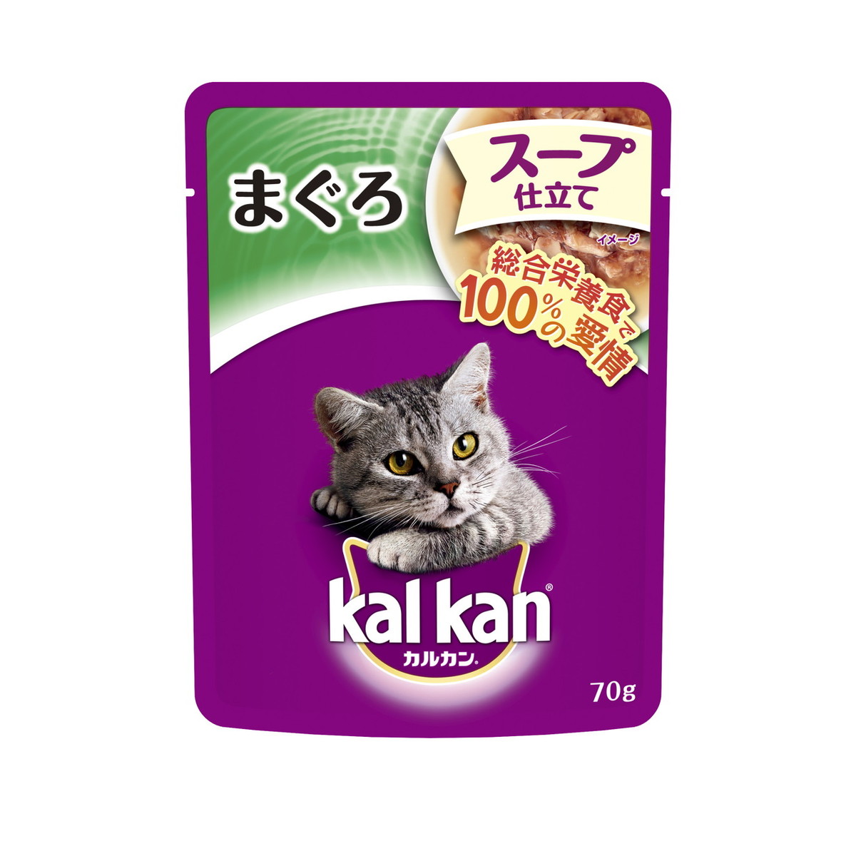 MARS（ペット用品、食品） カルカン パウチ スープ仕立て まぐろ 70g×160個 カルカン 猫缶、ウエットフードの商品画像