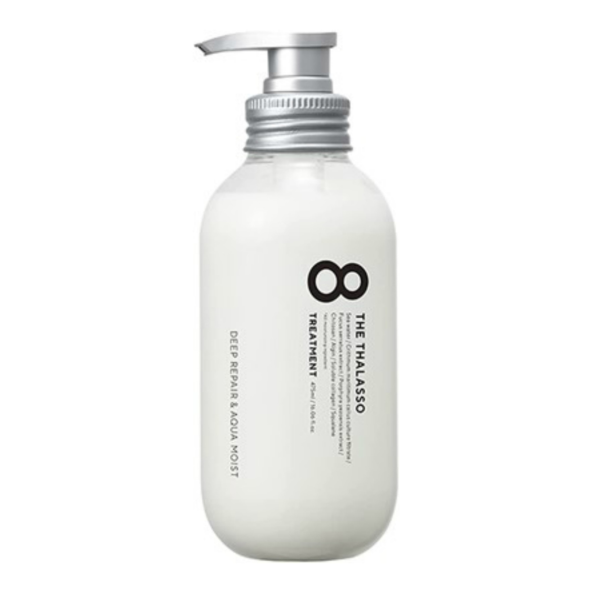 8 THE THALASSO エイトザタラソ ディープリペア＆アクアモイスト 美容液トリートメント 475ml×1 トリートメント、ヘアパックの商品画像