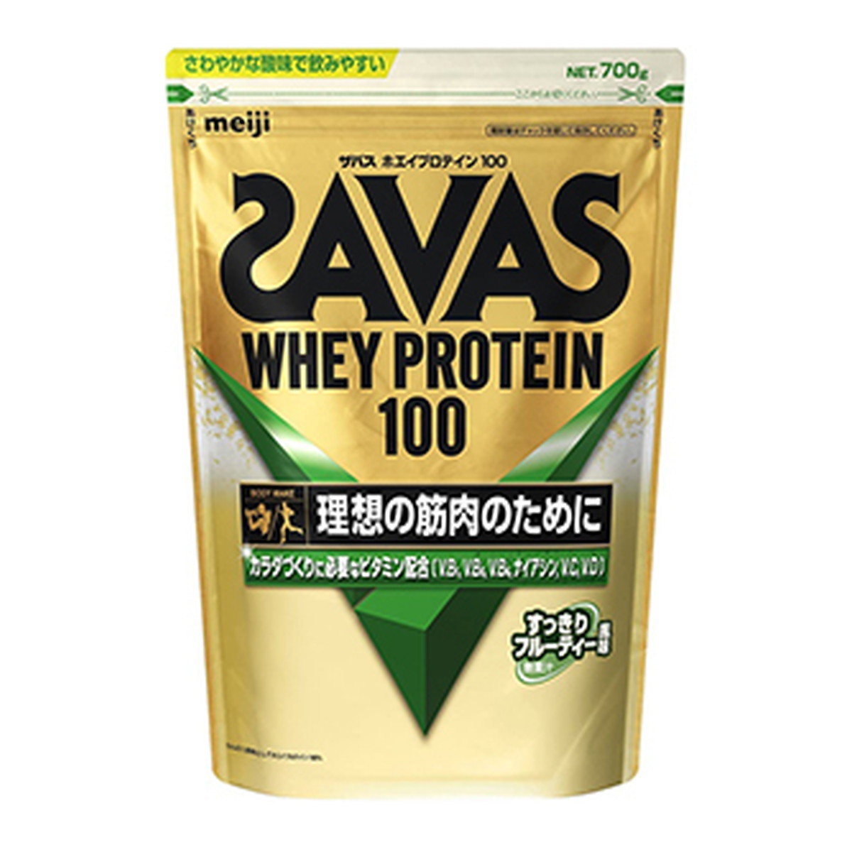 明治 ザバス ホエイプロテイン100 すっきりフルーティー風味 700g × 1