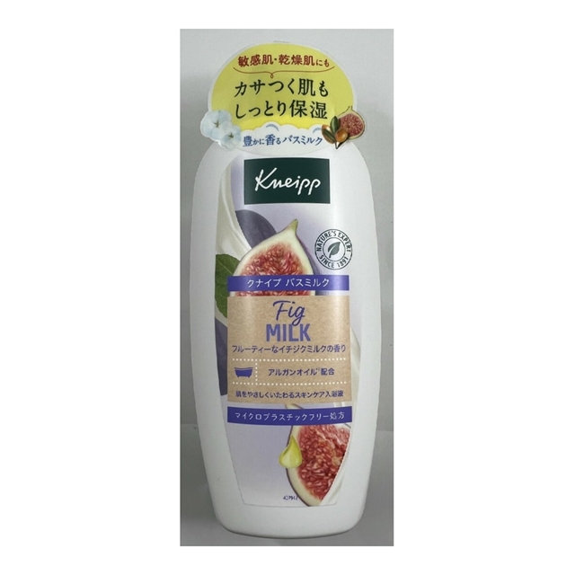 KNEIPP バスミルク イチジクミルクの香り 本体 480ml ×3 浴用入浴剤の商品画像