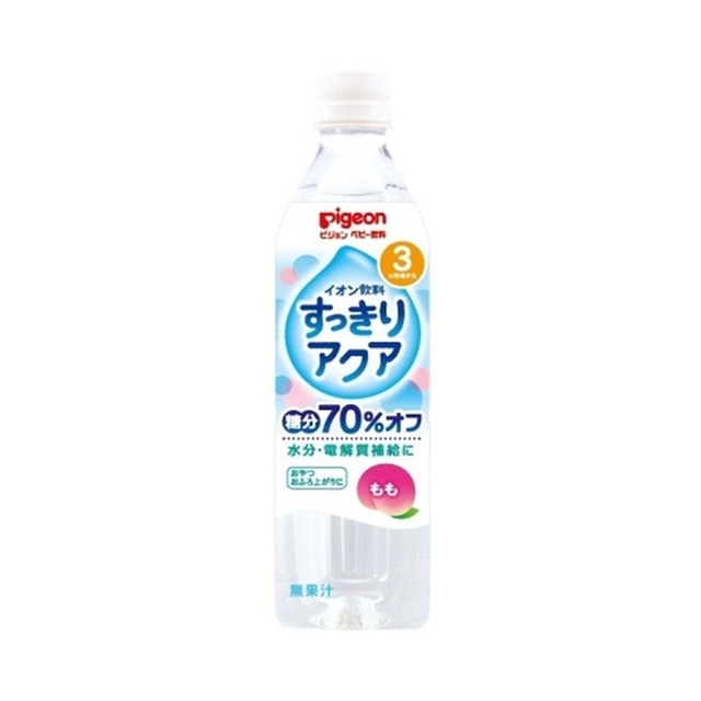 Pigeon Pigeon すっきりアクア もも ペットボトル 500ml×24本 ベビー飲料の商品画像