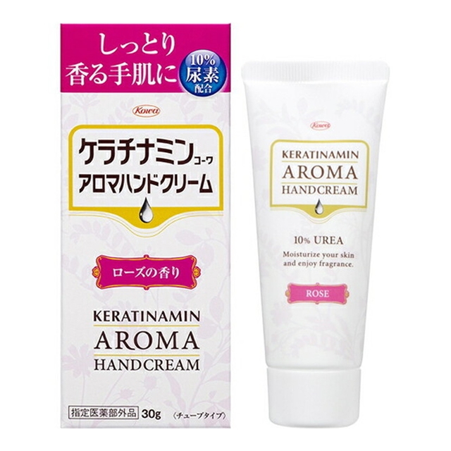 Kowa ケラチナミンコーワ アロマハンドクリーム ローズの香り 30g×120個 ケラチナミンコーワ ハンドケア用品の商品画像
