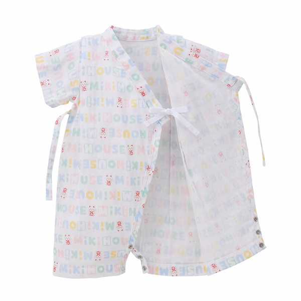  Miki House mikihouse Miki House baby ... кошка рисунок удача ... рисунок джинбей все (SS 50-60cm*S 60-70cm*M 70-80cm) младенец новорожденный рождение подготовка праздник . лето сделано в Японии 