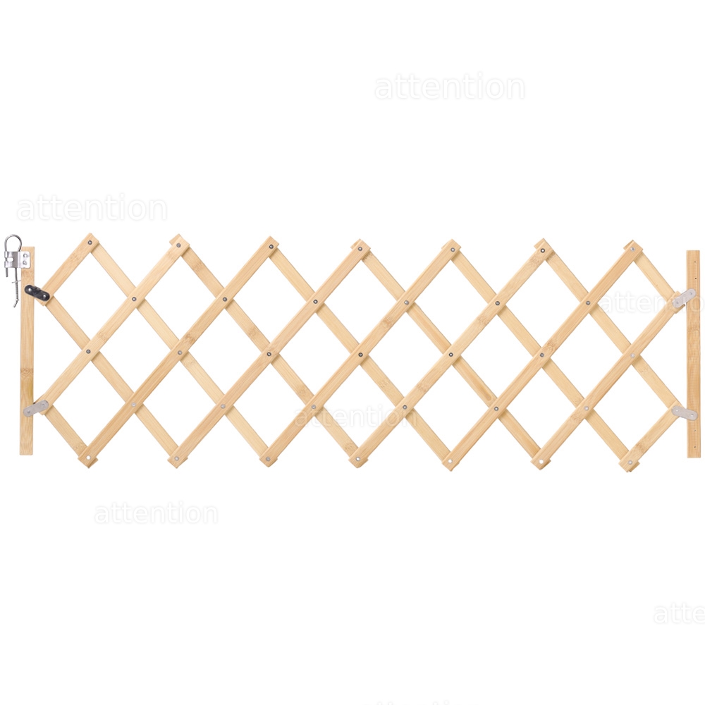  pet gate wooden flexible flexible gate one-side opening pet fence interior accordion fence 