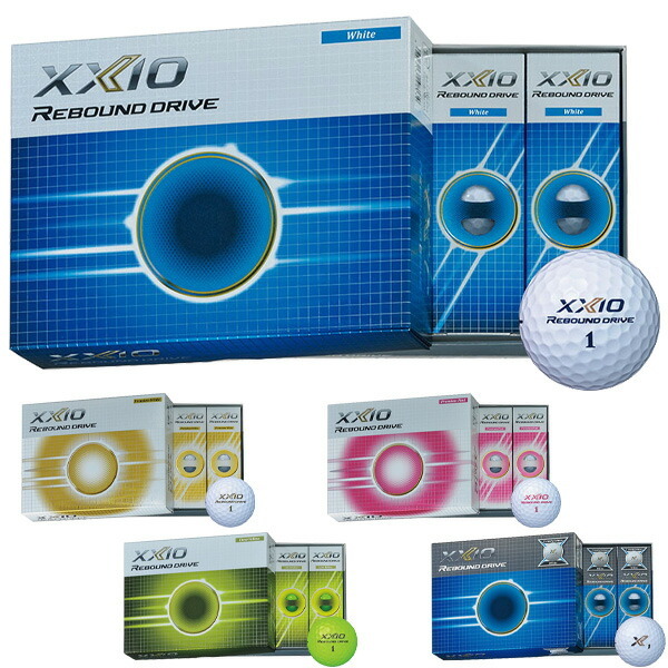 DUNLOP ゼクシオ リバウンド ドライブ 2021年モデル 1ダース XXIO ゴルフボールの商品画像
