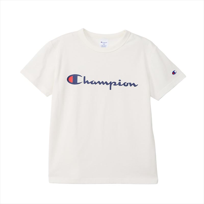 [1 пункт до почтовая доставка возможно ] [Champion] Champion Kids Short рукав футболка (CK-Z302)(020) "теплый" белый [ посылать за товар ]