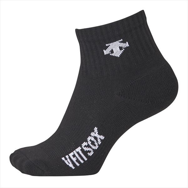 [1 пункт до почтовая доставка соответствует ] [DESCENTE] Descente bare-V Fit super короткие носки (DVB9038)(BWH) черный × белый [ посылать за товар ]
