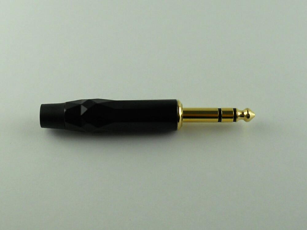  standard plug four n plug phone connector 6.3mm 3 ultimate original work for handle da type gilding black mail service free shipping 