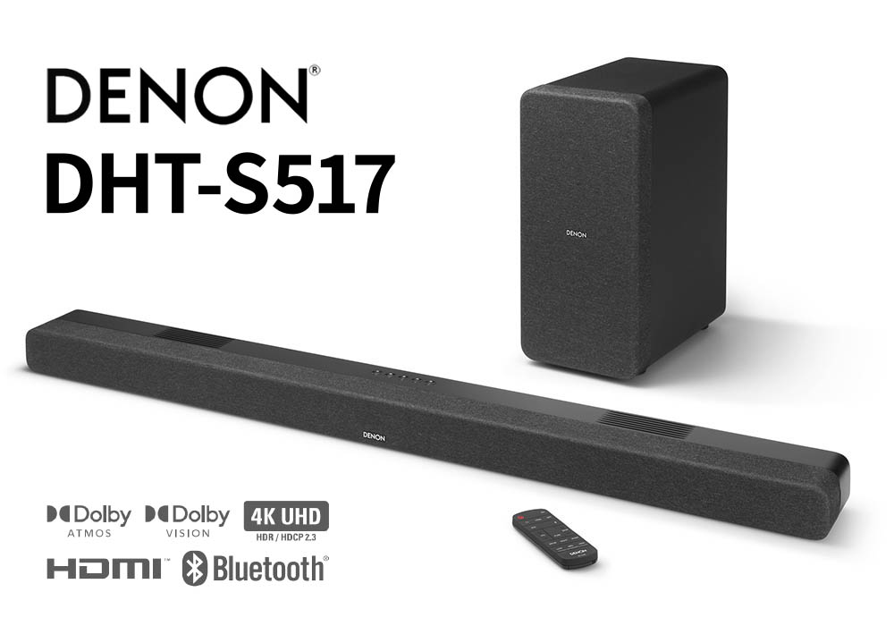 ワイヤレスサブウーハー付きDolby Atmos サウンドバー DHT-S517の商品画像