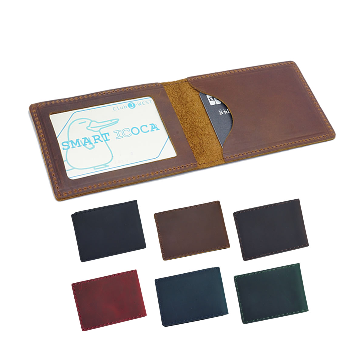  original leather pass case ticket holder card inserting cow leather stylish feeling of luxury thin type light weight compact men's 