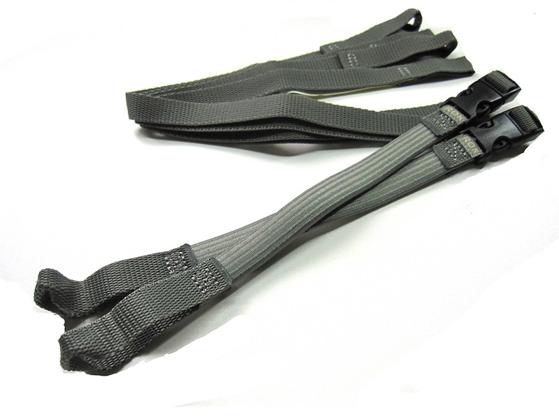 ROK straps stretch strap BPfo rear -ji* green strap length :310mm~1060mm/ width :16mm 2 pcs set American made 