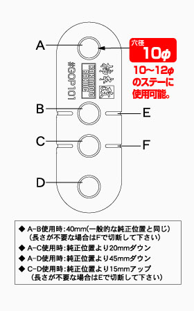[ stock have ] kakimoto modified kakimoto muffler hanging rubber black GOP101
